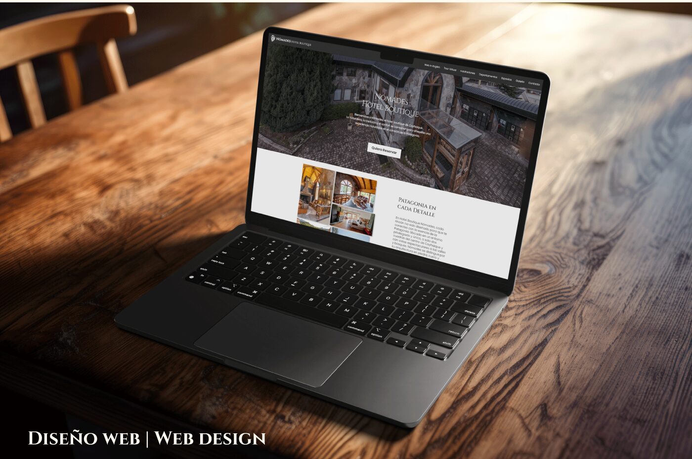Hotel Nómades — diseño web