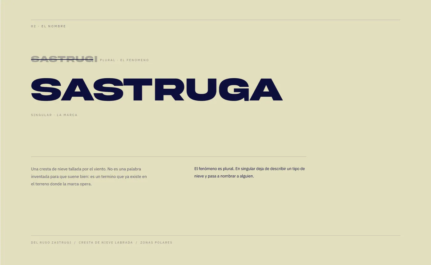 SASTRUGA · lámina 4 del caso